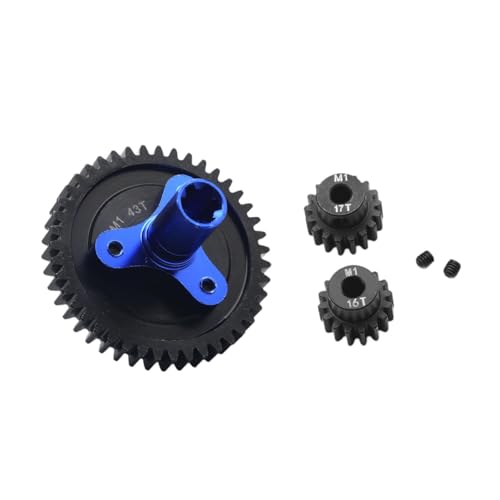 Oshhni 3 Stücke 1/10 RC Slipper Clutch Metall Ersetzen Sie Teile 39/40/41/42/43T für 3S/Kraton -Ausgestoßene Hobby -Auto DIY -Modifizierte Fahrzeuge, 43t 16 17t von Oshhni