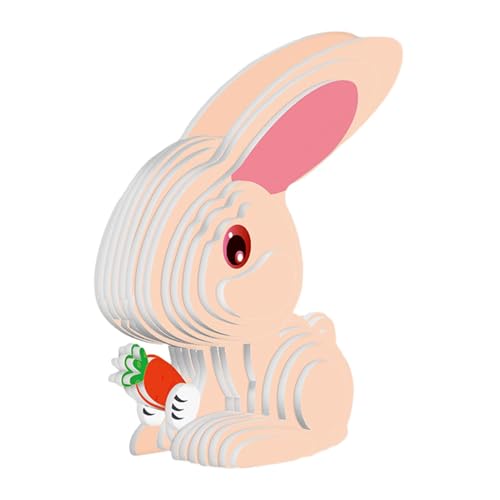 Oshhni 3D-Puzzle aus Papier zum Basteln, Form passendes Puzzle, Montessori-Ornament, DIY-Kits für Kinder, Tier-Puzzle für Farben, Kinderzimmer, Kaninchen Oshhni 3D-Puzzle aus Papier zum Basteln, Form passendes Puzzle, Montessori-Ornament, DIY-Kits für Kinder, Tier-Puzzle für Farben, Kinderzimmer, Kaninchen von Oshhni