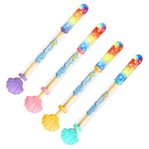 Oshhni 4-teiliges Wasserspritzgerät, Wasserkampfzubehör mit Licht für Jungen, Mädchen und Erwachsene, Poolspielzeug, interaktives Spiel für den Park im Oshhni 4-teiliges Wasserspritzgerät, Wasserkampfzubehör mit Licht für Jungen, Mädchen und Erwachsene, Poolspielzeug, interaktives Spiel für den Park im von Oshhni