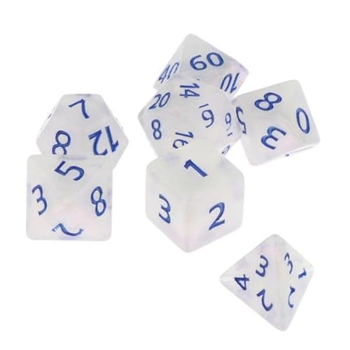 Oshhni 5x7/set Mehrseitige Würfel Set D4 D20 Sterben für TRPG Rollenspiel Spielzeug #7 Stil von Oshhni