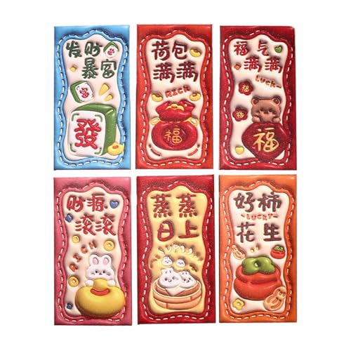 Oshhni 6X Snake Chinese New Year Red Envelopes Hong Bao Party Supplies Lucky Money EnvelopeMöbel & Wohnen, Feste & Besondere Anlässe, Party- &, Style A von Oshhni