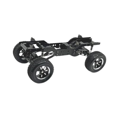 Oshhni Aluminiumrahmen-Chassis-Kit, 1/12 RC-Autorahmen für MN168 RC-Hobby-Autoersatzteile, Schwarz von Oshhni