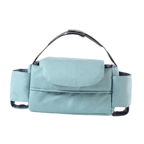 Oshhni Aufbewahrungstasche für Kinderwagen, Kinderwagen-Abdeckung, Baby-Handtasche für Kinderwagen, Reisetasche für unterwegs, Blau von Oshhni