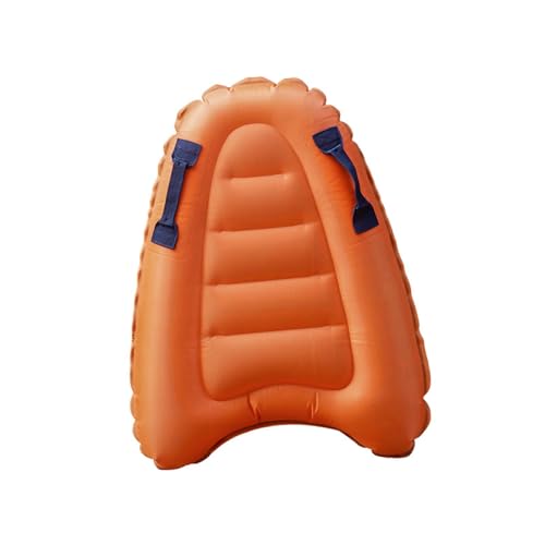 Oshhni Aufblasbares Surfbrett Surfbrett Aufblasbares Wasserschwimmer Surf Kickboard für den Sommer, Orange von Oshhni