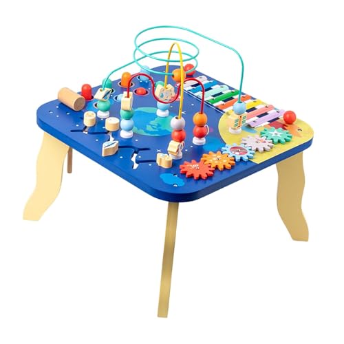 Oshhni Baby-Aktivitätstisch, sensorisches Spielzeug, Montessori-Musik-Xylophon-Spielzeug für 1 2 3 4 Jahre Baby von Oshhni