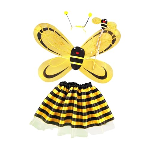 Oshhni Bumble Kostüm für Kinder, Zubehör, Cosplay-Set für Parade, Urlaub, Karneval, Style C von Oshhni