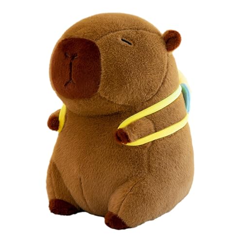 Oshhni Capybara-Plüschpuppe, Sofa-Ornamente, Schlafzimmer-Dekoration, Cartoon-Umarmungsspielzeug, Capybara, Stofftiere, Spielzeug für Kinder, Jungen und, A von Oshhni