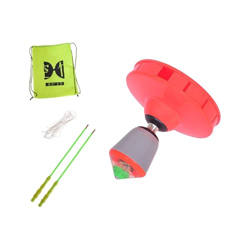 Oshhni Diabolo-Spielzeug, chinesisches JoJo, Diabolo-Set, vielseitig einsetzbar, Flexibles chinesisches Jonglierspielzeug, chinesisches JoJo-Set für, Rot von Oshhni