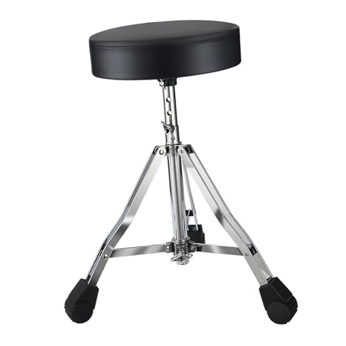 Oshhni Drum Throne Heavy Duty Drum Stuhl Gepolsterter Hocker für Darsteller Schlagzeuger Erwachsene Leistung von Oshhni