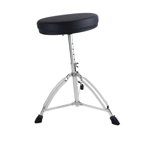 Oshhni Drum Throne Sitz Drum Chair Abnehmbarer höhenverstellbarer gepolsterter Hocker Drum Seat Hocker für die Leistung von Instrumentenspielern von Oshhni