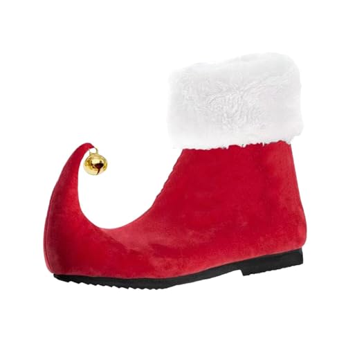 Oshhni Elfenschuhe, Clown-Slipper für Erwachsene für Cosplay, Urlaub, Kostüm, Weihnachten, 45 von Oshhni