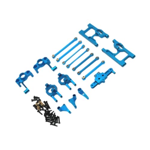 Oshhni Ersatzteile aus Metall für RC-Autos, einfach zu installierender Ersatz, Ersatzteilsatz aus Metall, Ersatzzubehör-Kits, Wltoys 1:12 RC-Hobbyauto, BLAU von Oshhni