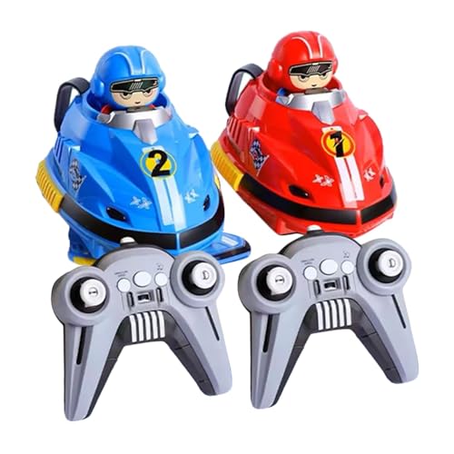 Oshhni Ferngesteuerte Autos, RC-Cartoon-Auto, Spielzeug, Cartoon, interaktive Autos für Kinder, Doppelspieler, RC-Karting, RC-Kampfauto für den Urlaub der von Oshhni