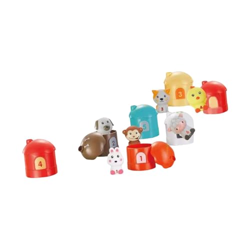 Oshhni Fingerpuppen Lernspielzeug - und Sortierspielzeug Vorschul-Lernspielzeug für Kinder, 6 Stück von Oshhni