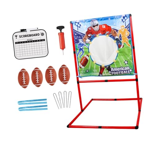 Oshhni Football Toss Game Football Passing Target Sports Toy mit Light -up -Wurfspiel für Family Events Yard Game von Oshhni