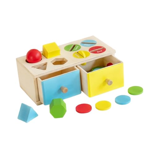 Oshhni Formsortierung Würfel Form Sorter Fine Motor Skills Bildungsspielzeug Matching-Spiel für 1-3 Jahre alte Mädchen Jungen Jungen Kleinkinder Geschenke von Oshhni