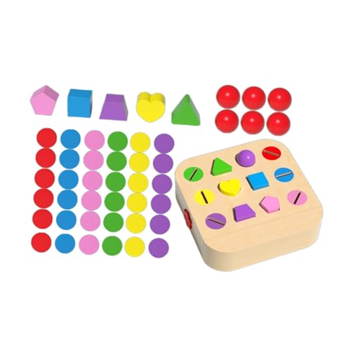 Oshhni Frühes Lernspielzeug für Babys, geometrische Erkennung, farbige Blöcke, Bälle, Geburtstagsgeschenk, Farbformsortierung, passendes Oshhni Frühes Lernspielzeug für Babys, geometrische Erkennung, farbige Blöcke, Bälle, Geburtstagsgeschenk, Farbformsortierung, passendes von Oshhni