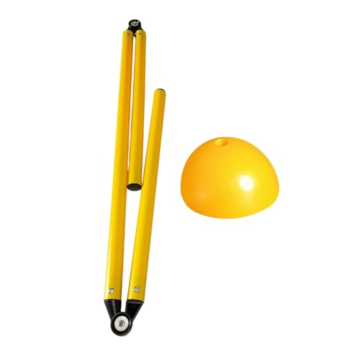 Oshhni Fußball -Agilitätstrainingspolen Falten Barrier Markierung Pole Hindernisfußball Agility Pole Set für Wettbewerbspraxis, 3section W Fill Base Oshhni Fußball -Agilitätstrainingspolen Falten Barrier Markierung Pole Hindernisfußball Agility Pole Set für Wettbewerbspraxis, 3section W Fill Base von Oshhni