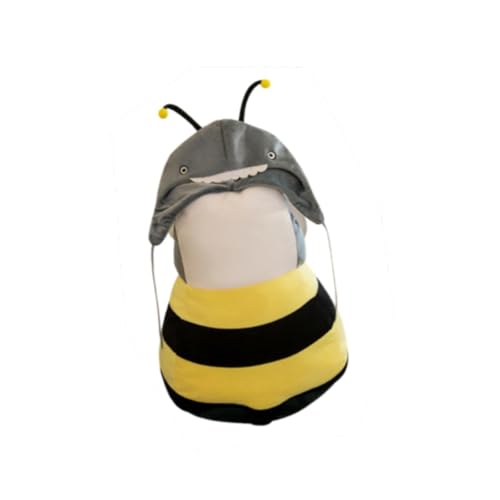 Oshhni Halloween Bienenkostüm mit Kopfbedeckung Overall für Partygeschenke Karneval Geburtstag, Über 160 cm von Oshhni