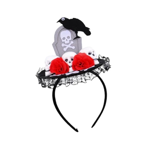 Oshhni Halloween Stirnband Karneval Kopfschmuck Horror Festival Stirnband Kopfbedeckung für Maskerade von Oshhni