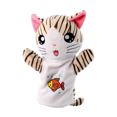 Oshhni Handpuppe Katze, Ringerhandschuh, Geschichtenerzählspaß, süßes Plüschtier, Plüschtier für Kindergarten, Rollenspiele, Katzenbesitzer, Kätzchen Oshhni Handpuppe Katze, Ringerhandschuh, Geschichtenerzählspaß, süßes Plüschtier, Plüschtier für Kindergarten, Rollenspiele, Katzenbesitzer, Kätzchen von Oshhni