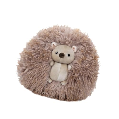 Oshhni Hedgehog Plüsch gefülltes Tier Hedgehog werfen Spielzeug 16 '' kuschely niedliches Tiermodell Plüsch Spielzeugpuppe für Teenager Party Gefällt Mir, Braun von Oshhni