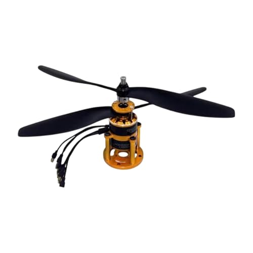 Oshhni Hochgeschwindigkeits-Propeller, Doppelpropeller, komplette Motoren, Motor-Propeller-Set, RC-Flugzeug-Motor-Kit für, Motor von Oshhni