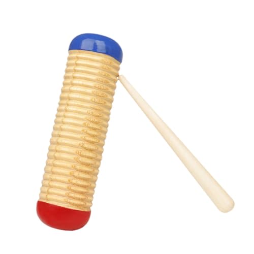 Oshhni Hölzerne Guillo Percussion Guiro Großartig einfach zu bedienen Kindermusikinstrument Sound Spielzeug für Bankette Partys Musikklassenzimmer von Oshhni