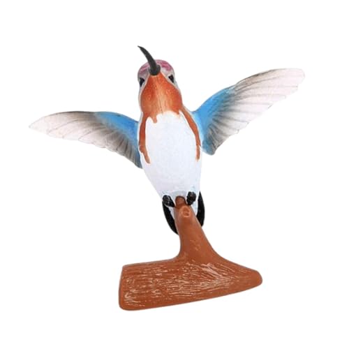 Oshhni Hummingbird -Figur Animal Skulptur Desktop Dekoration Lifelike Kinderspielzeugstatue -Figur für Innenräume Outdoor Partyzubehör, 2996 von Oshhni