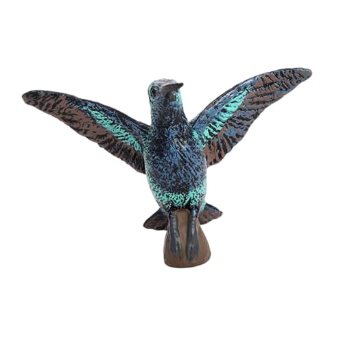 Oshhni Hummingbird -Figur Animal Skulptur Desktop Dekoration Lifelike Kinderspielzeugstatue -Figur für Innenräume Outdoor Partyzubehör, 2997 von Oshhni