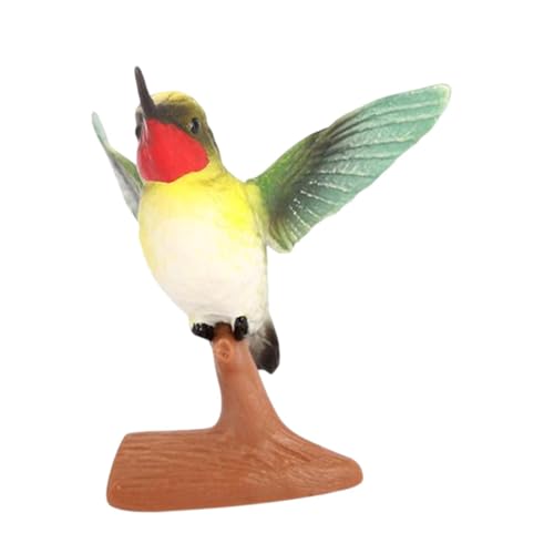 Oshhni Hummingbird -Figur Animal Skulptur Desktop Dekoration Lifelike Kinderspielzeugstatue -Figur für Innenräume Outdoor Partyzubehör, 3241 von Oshhni