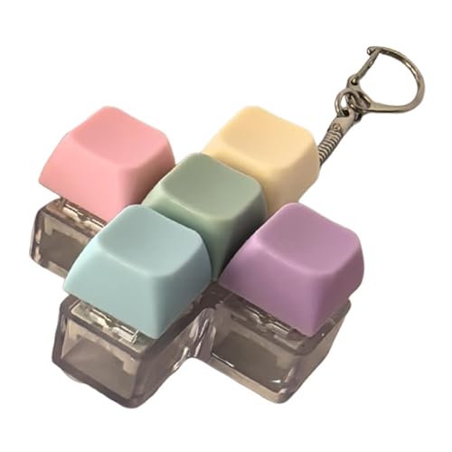 Oshhni -Keychain, klick, sensorisches Spielzeug, mechanische Tastaturtaste entspannter Spielzeug für Erwachsene. , 5 Schlüssel von Oshhni