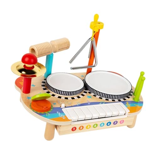 Oshhni Kids Drum Set Musical Instrument Toy für Kleinkinder Boy Girl von Oshhni