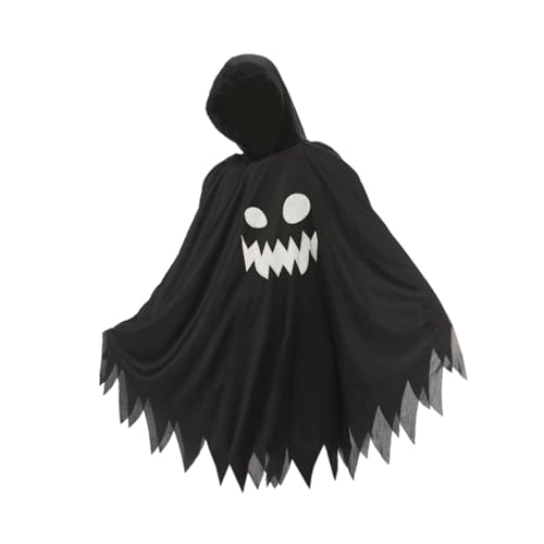 Oshhni Kind Halloween Kostüm Capes Cosplay Requisiten für Maskeraden Ostern Prom Party, Schwarz von Oshhni