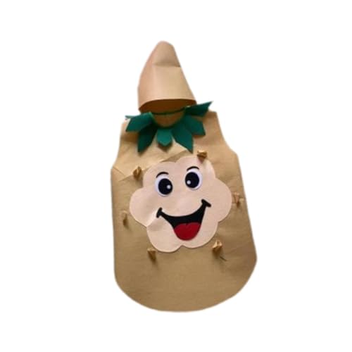 Oshhni Kinder Obst Kostüm mit Hut Set Dress up für Feiertage Karneval Maskerade, Durian von Oshhni