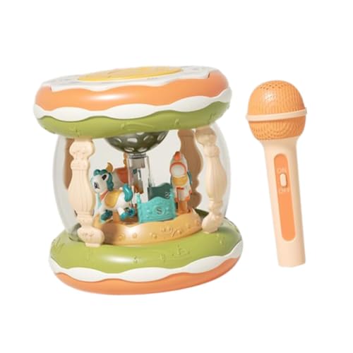 Oshhni Kinderhand Beat Drum Set Music Activity Center Tisch Lernen Bildungsspielzeug Musical Drum für Kleinkinder Kinder Geschenk von Oshhni