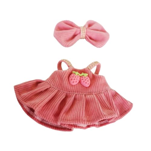 Oshhni Kleidungsset für Puppen, Anzug Und Zubehör für 17 cm Puppen, Geschenke für Kinder, Kleidung Und Bogen von Oshhni