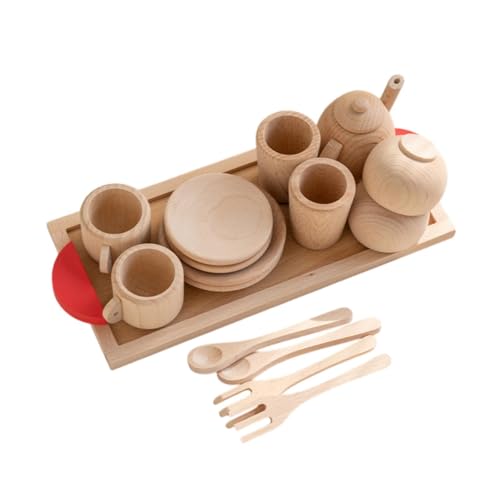 Oshhni Kleinkinder Nachmittag Tea Party Küchenspielzeugset, Rollenspiele -Spiele -Tee -Set, Spielen von Küchenzubehör für Kindergeburtstagsgeschenk, von Oshhni