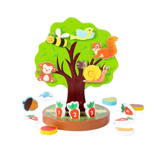 Oshhni Kognitives Paste-Baumspielzeug, sensorisches Spielzeug, Tier-Lernspiel, Formsortierpuzzle für den Kindergarten Oshhni Kognitives Paste-Baumspielzeug, sensorisches Spielzeug, Tier-Lernspiel, Formsortierpuzzle für den Kindergarten von Oshhni