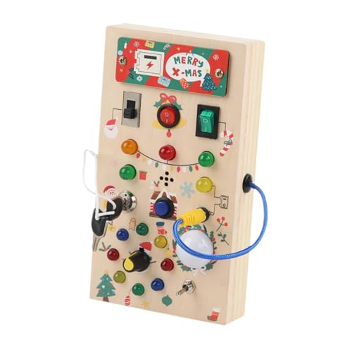 Oshhni LED Busy Board Aktivität Sensorische Board für Kindergarten Vorschule Jungen Mädchen von Oshhni