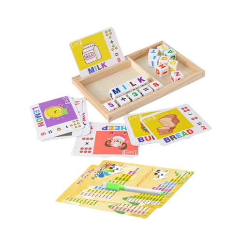 Oshhni Mathe-Spiel, Montessori-Spielzeug, Sortier- und Matching-Entwicklungsspielzeug, frühkindliches kognitives Spielzeug, pädagogisches von Oshhni