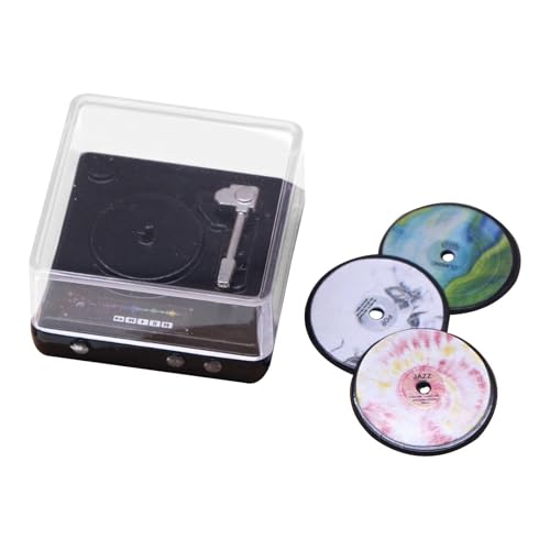 Oshhni Mini-Player, Mini-Plattenspieler für 1/6 1/12 Puppenhaus, so tun, als ob Spielzeug, Puppenhaus-Dekoration Oshhni Mini-Player, Mini-Plattenspieler für 1/6 1/12 Puppenhaus, so tun, als ob Spielzeug, Puppenhaus-Dekoration von Oshhni