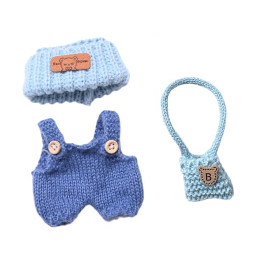 Oshhni Mini-Puppenkleidung, Puppen-Outfit, Zubehör, Kostüme, Geschenk, zum Anziehen, niedliche Puppenkleidung, Anzug, Puppenkleidung für 17 cm große, Style O von Oshhni