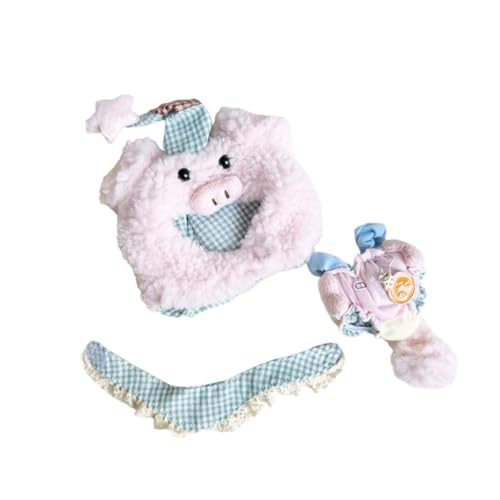 Oshhni Mini-Puppenkleidung für 6 Zoll große Puppen, Puppenkleidung für Mädchen, Puppenoutfits, Anziehsachen für 17 cm große Puppenkinder von Oshhni