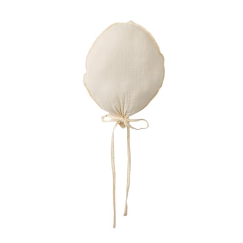 Oshhni Minimalistische Stoffballon-Dekoration, Foto-Requisite, Heimdekoration, leichte Ornamente, Kinderzimmer-Wanddekorationen, Beige von Oshhni