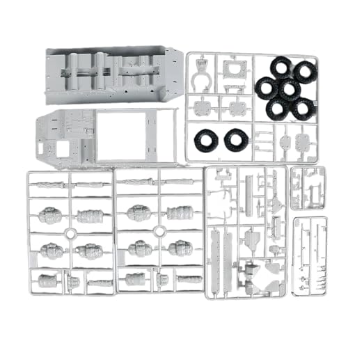 Oshhni -Modellbausatz im Maßstab 1/35, Fahrzeug-Spielzeug zum Zusammenbauen, Schreibtisch-Dekor, Spielzeug, Geländewagen für Kinder, Erwachsene, von Oshhni