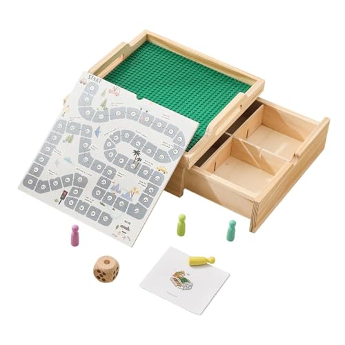 Oshhni Montessori Building Toy Set Box Motor Skill Skill Fertigkeit Logisches Training Spiel Rollenspiel Spiel für Kinder Geburtstag Geschenk von Oshhni