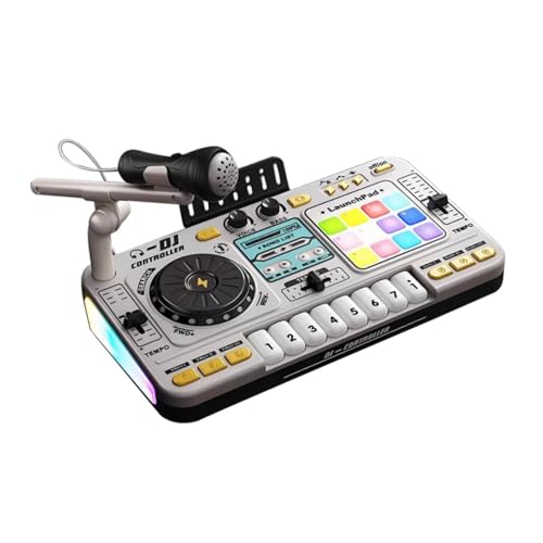 Oshhni Musical DJ Set für Kinder DJ Party Mixer Musical Instrument Toy Kids Controller, Style B von Oshhni