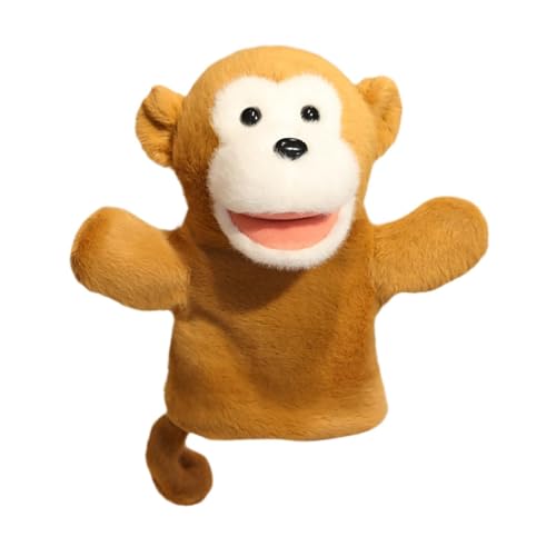 Oshhni Plüsch Handpuppe Storytelling Puppen Kopf Handschuhe Tier Plüsch Spielzeug für Spielzeug Geschenk, AFFE Oshhni Plüsch Handpuppe Storytelling Puppen Kopf Handschuhe Tier Plüsch Spielzeug für Spielzeug Geschenk, AFFE von Oshhni