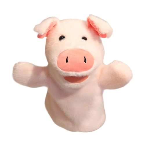Oshhni Plüsch Handpuppe Storytelling Puppen Kopf Handschuhe Tier Plüsch Spielzeug für Spielzeug Geschenk, Schwein Oshhni Plüsch Handpuppe Storytelling Puppen Kopf Handschuhe Tier Plüsch Spielzeug für Spielzeug Geschenk, Schwein von Oshhni